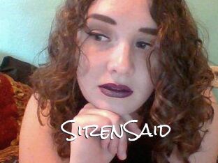 SirenSaid